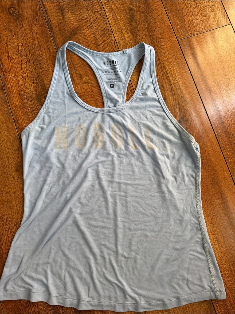 NOBULL Pale Blue Racerback Training Tank